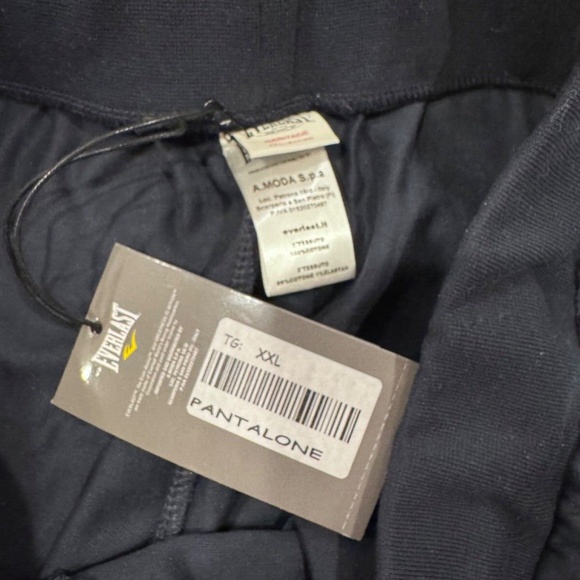 EVERLAST Heritage collection soft jogging pants XXL Made in Italy blue - Picture 6 of 8